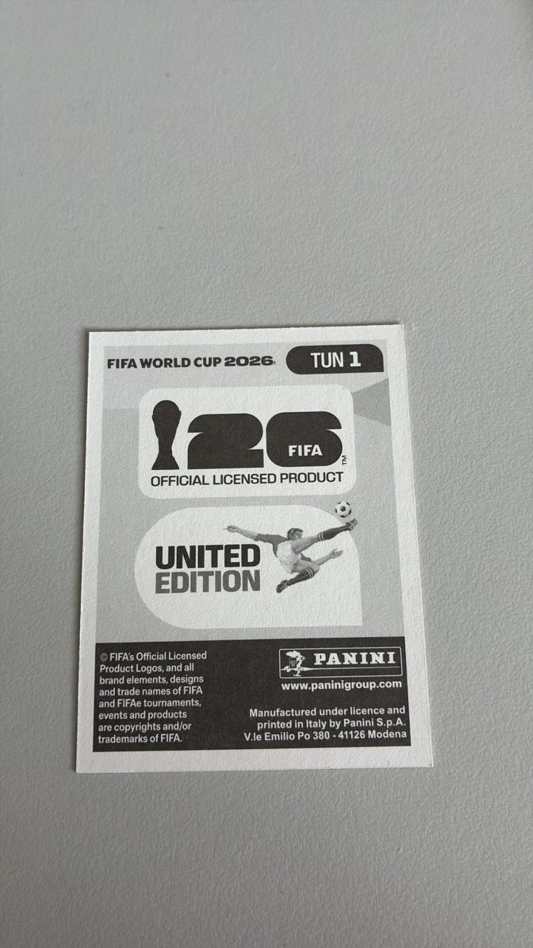Panini Carte collezionabili: Carte panini 2026 - TUN 1 – Nuovo (secondo la descrizione) da La Neuveville venduto da Ibo2300 1