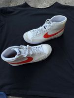 Nike Blazer Mid 77 Vintage weiss rot Leder guter Zustand