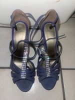 Navyboot Damen Sandalen blau Strass Grösse 39 50
