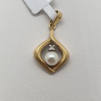 Echt 18K Gold - Diamant, S.W.P Anhänger
