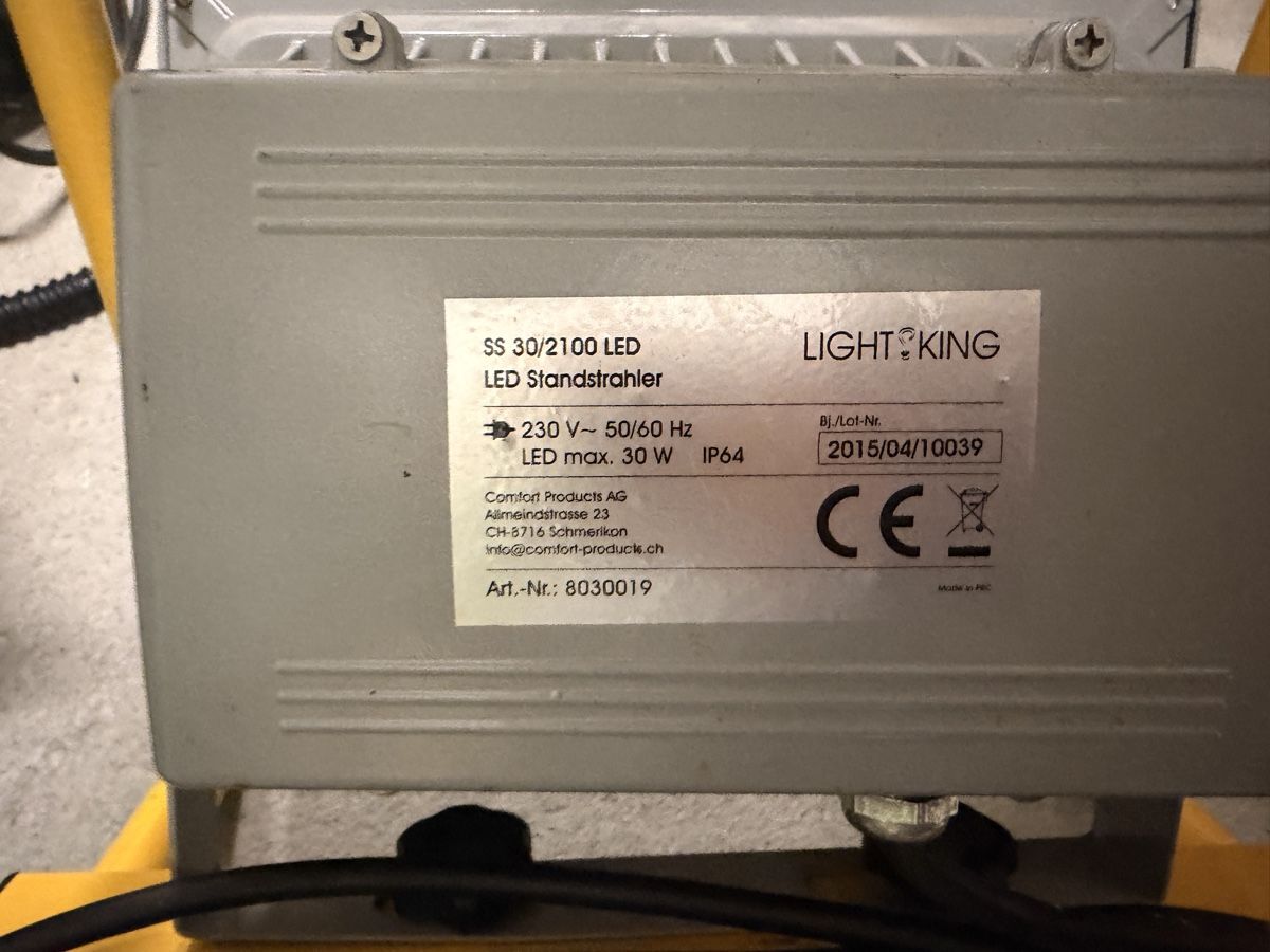 Lampade: LED Baustrahler – Usato da Selzach venduto da SiendoGaming 1