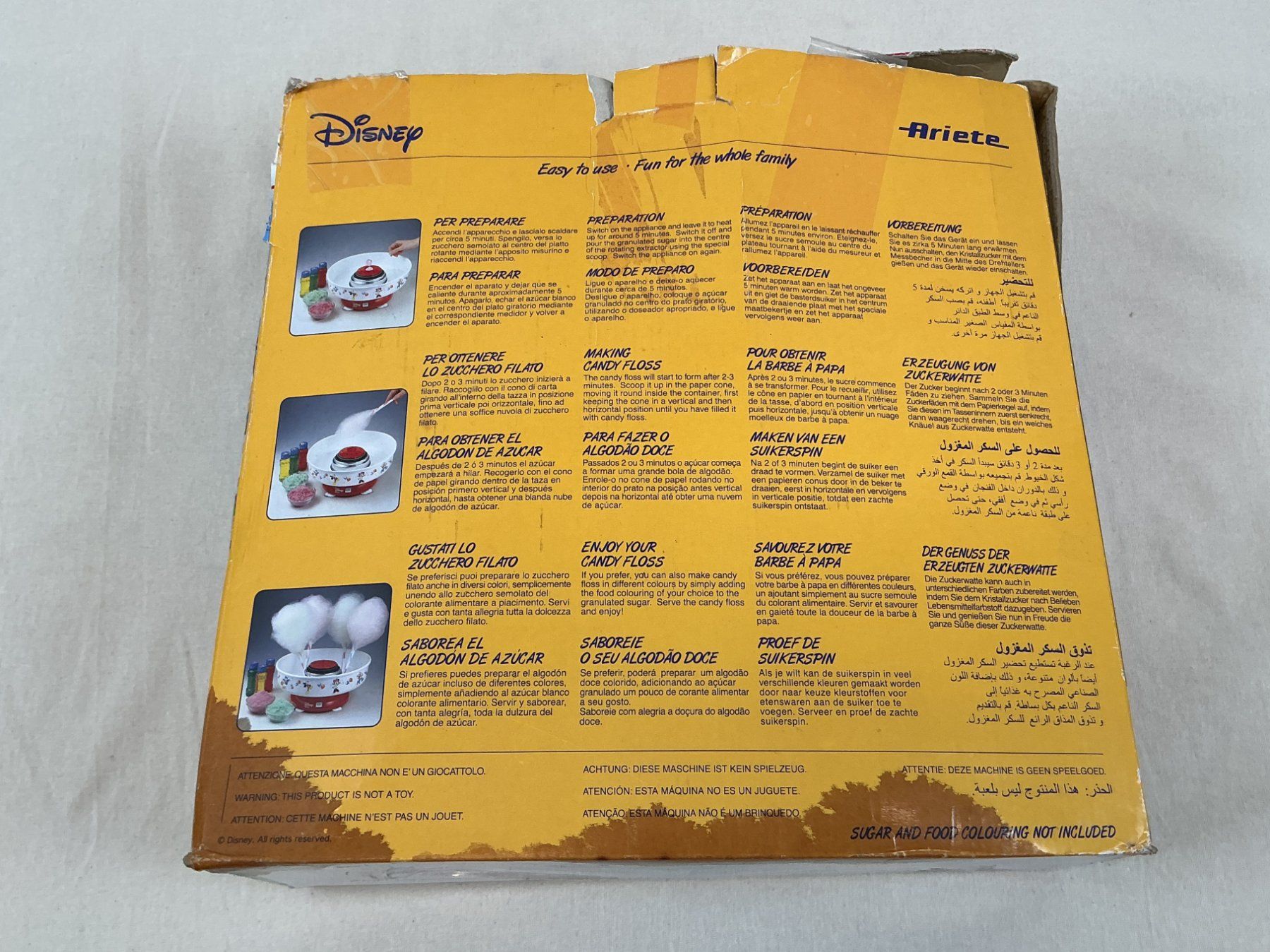 Elettrodomestici da cucina: ARIETE Zuckerwattemaschine Disney – Usato da Richterswil venduto da Restwert_Richterswil 9