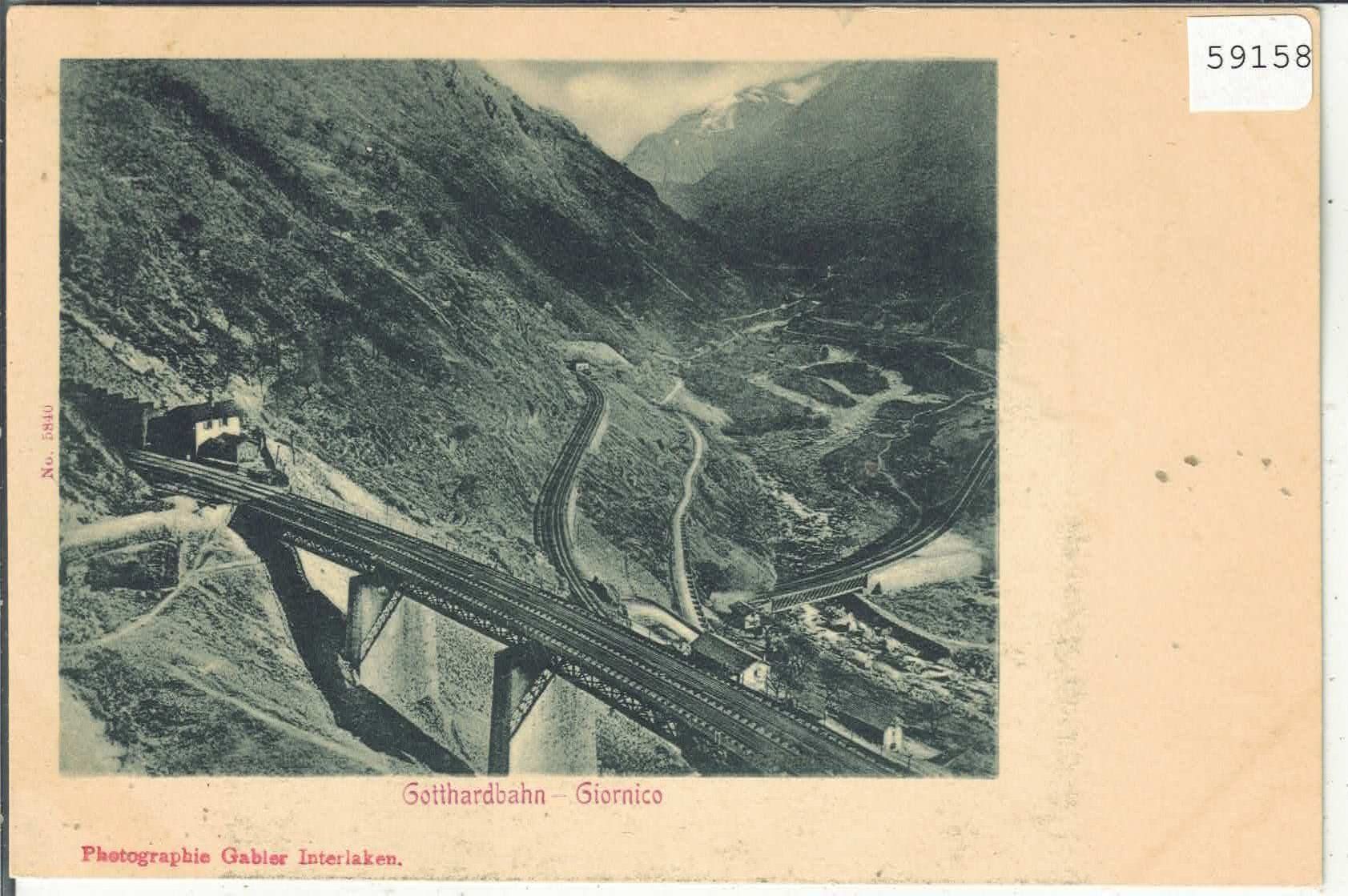 Cartes postales: Gotthardbahn - Giornico – D'occasion à Ettingen par Kartenplanet