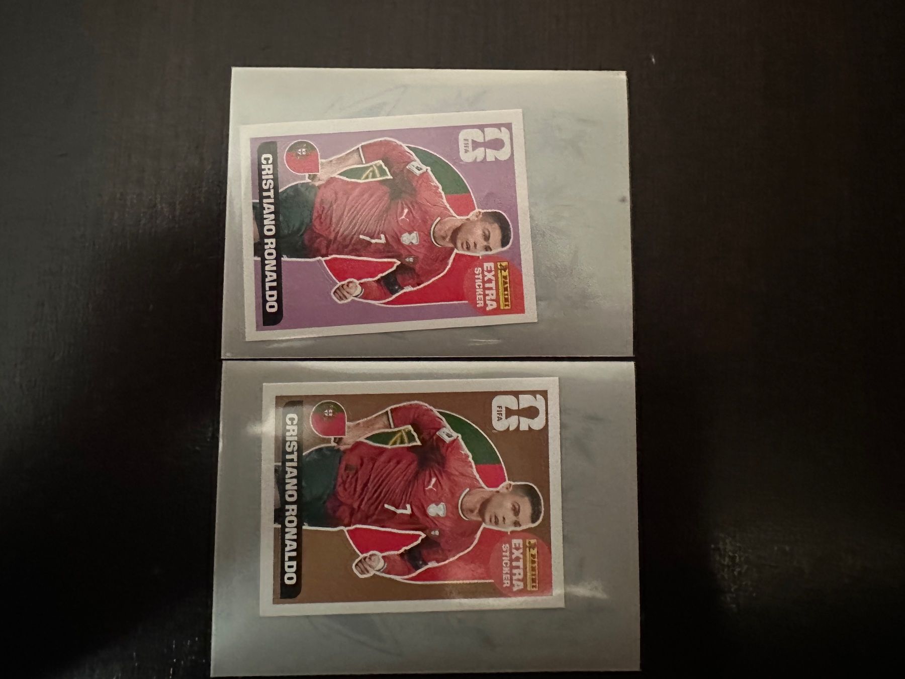 Panini Carte collezionabili: 2 Panini Extra Sticker Cristiano Ronaldo Bronze/Regulär – Nuovo (secondo la descrizione) da Liestal venduto da alb_78qq