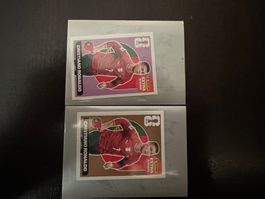 2 Panini Extra Sticker Cristiano Ronaldo Bronze/Regulär