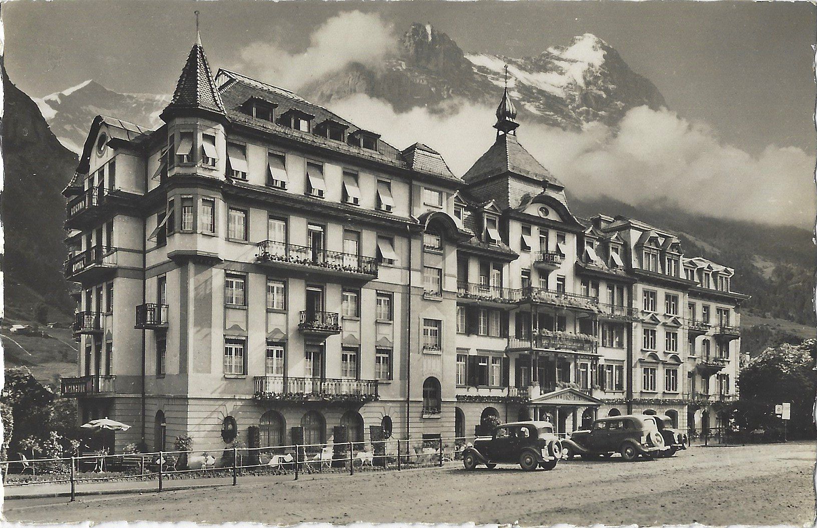 Cartes postales: 12435  Grindelwald Regina - Hotel Alpenruhe  Eiger, Oldtimer – D'occasion à Bütschwil par Jackson1A