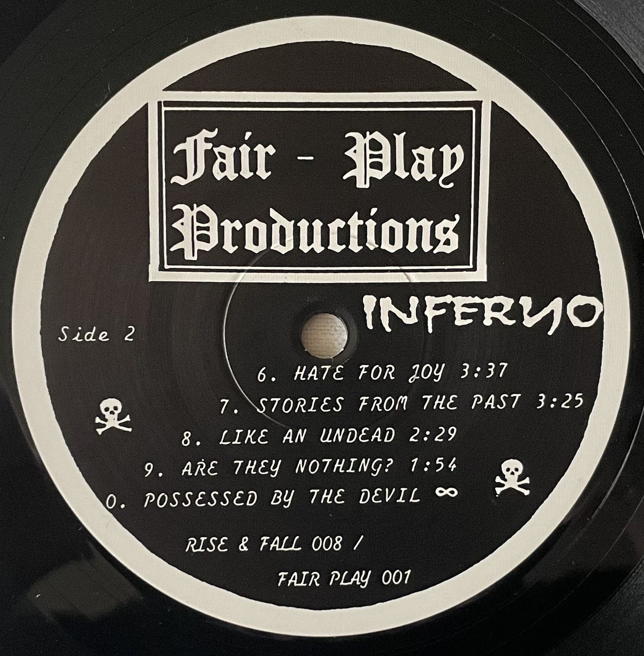 Dischi in vinile: Inferno – It Should Be Your Problem! - LP - 1990 First Press – Usato da Uster venduto da Zardodel 5