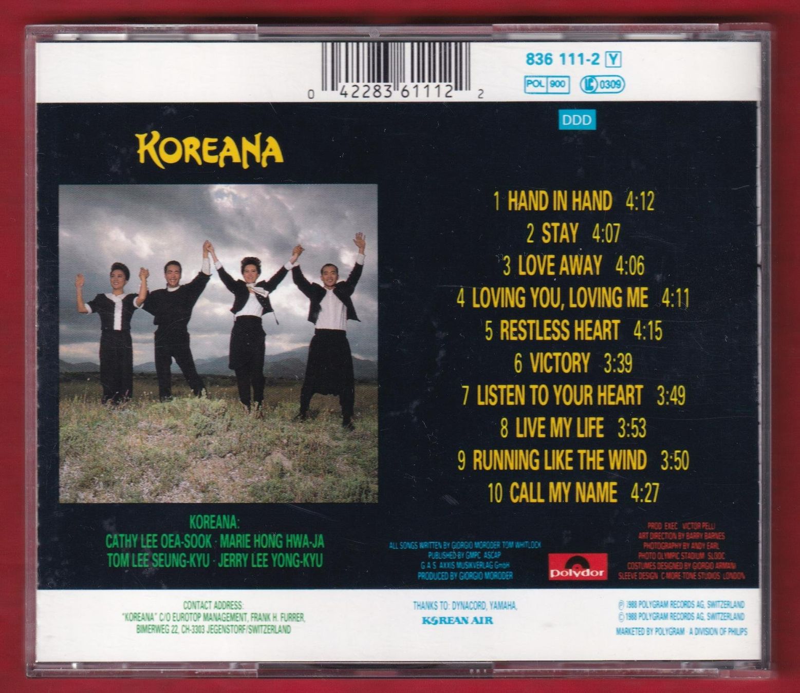CD: Koreana - Hand In Hand (CD) – Usato da Zürich venduto da Pfluftl2000 1