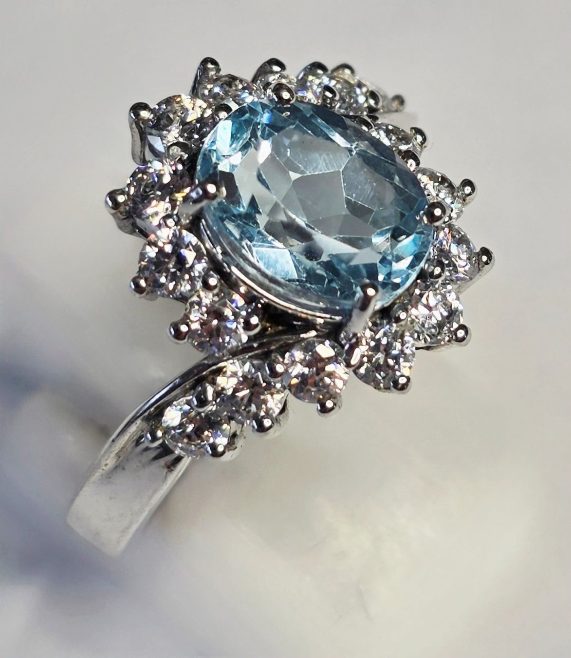 Bagues: Blau Topas Silber Ring – Neuf (Voir description) à Zürich par adriben 7