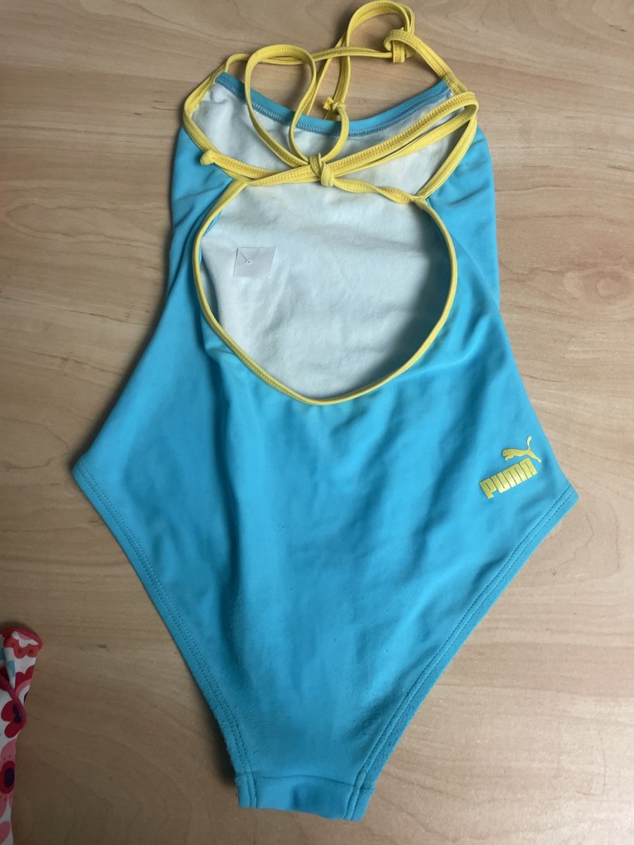 Puma Costumi da bagno & Bikini: Puma Badeanzug, Türkis-Gelb Gr.128 – Usato da Obergerlafingen venduto da cabo4 1