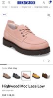 Birkenstock Moc Lace Low Rosa 39 NEU