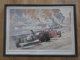 Kunstdruck Sauber F1 C15 Hockenheim 1996 H.H. Frentzen