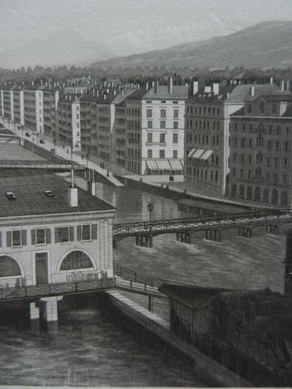Incisioni: Genève Genf von Rüdisühli – Usato da Risch venduto da Rischli15 6