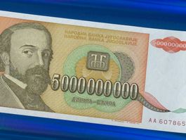 *** Belgrad 1993 - Jugoslawien - 5000000000 Dinara UNC