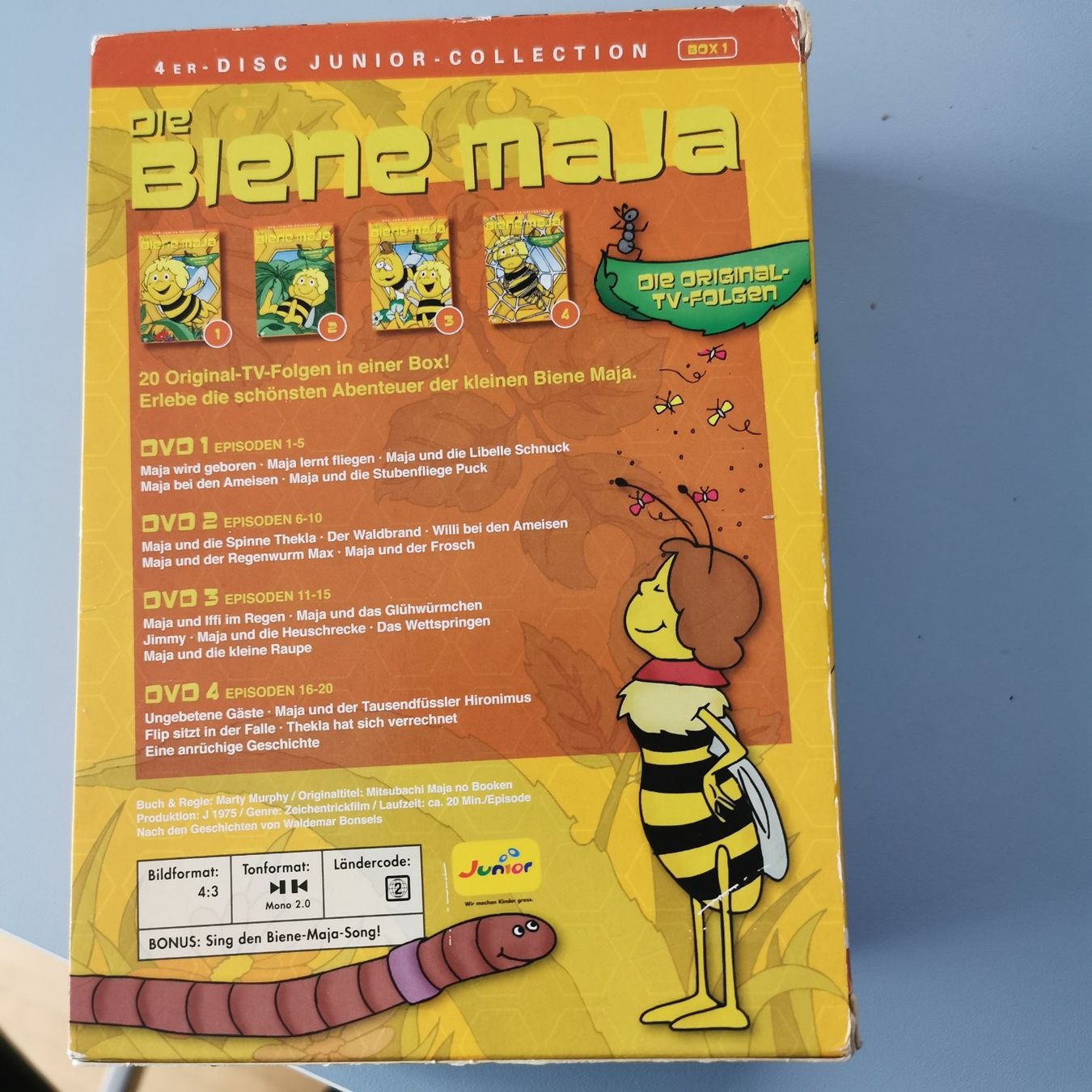 Tutti i DVDs: Die Biene Maja 4er Disc 2005 Junior Collection DVD – Usato da Egg b. Zürich venduto da heikei 1