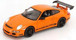 Porsche 911 997 GT3 RS 2007 orange/schwarz Welly 1:18