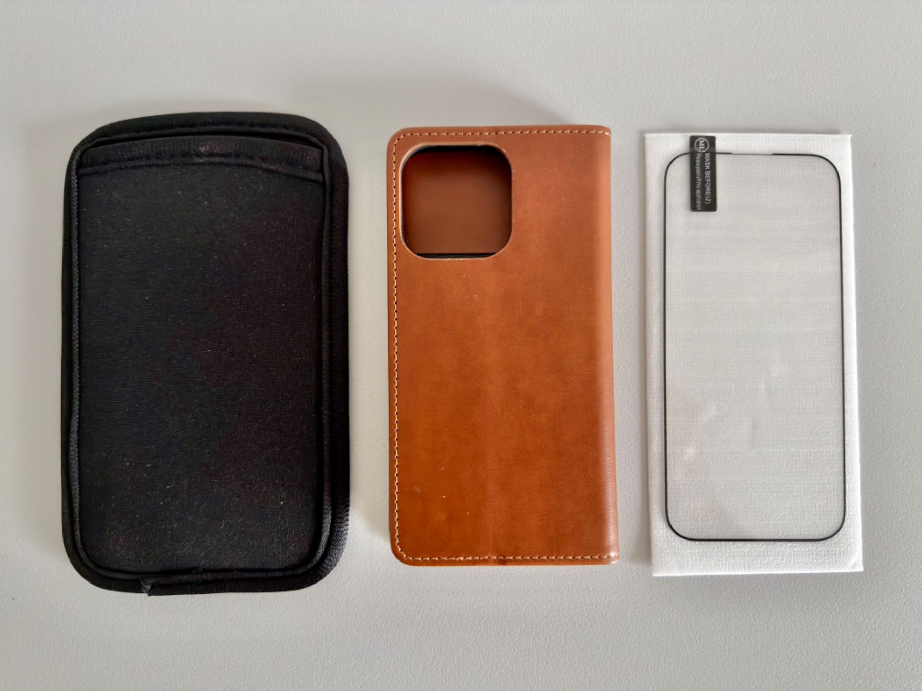 Apple Cover & Protezioni schermo: iPhone 16 Pro Hülle hellbraun inkl. Neoprenhülle – Nuovo e nell'imballaggio originale da Rupperswil venduto da Pingele 2