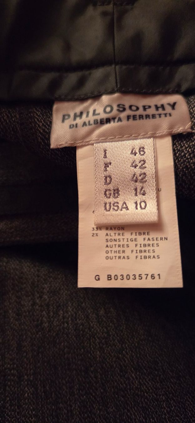 Pantaloni: Hose PHILOSOPHY di ALBERTA FERRETTI Gr40 NEU – Nuovo e nell'imballaggio originale da Wettswil venduto da doe_x6nz 1