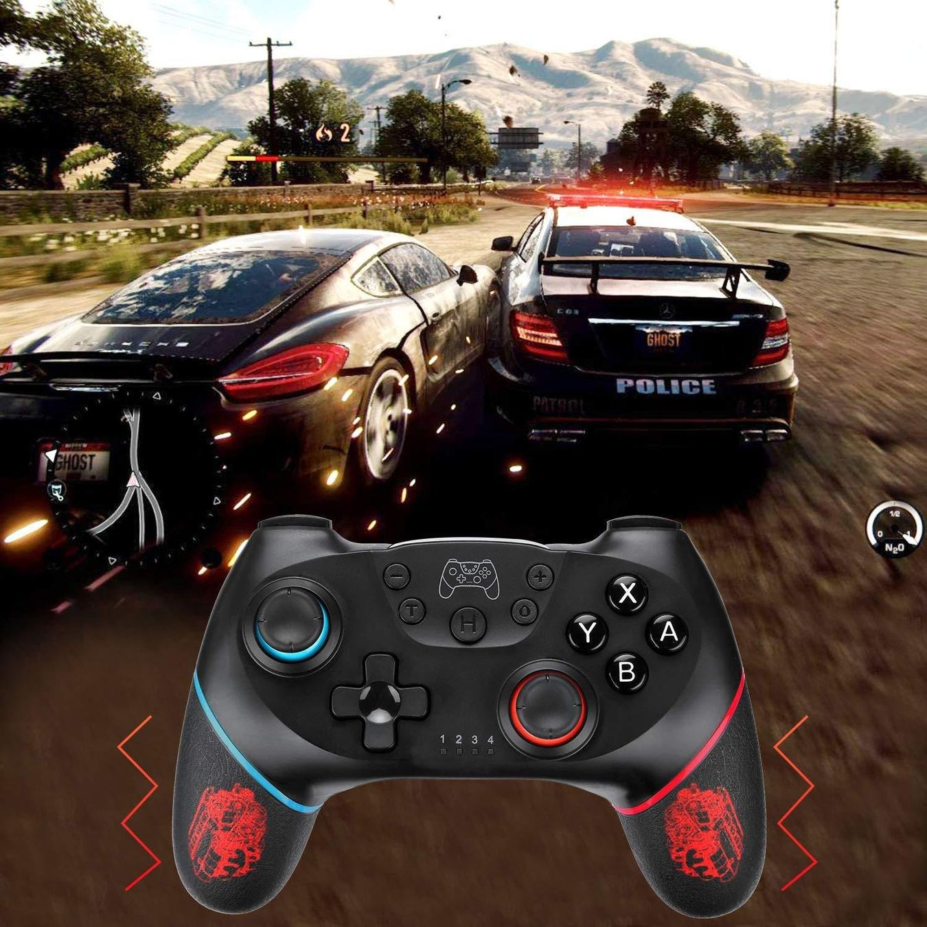 Controller: Vibration  Wireless Controller GAMEPAD Nintendo Switch 1&2 – Nuovo (secondo la descrizione) da Kirchdorf AG venduto da Restposten110 1