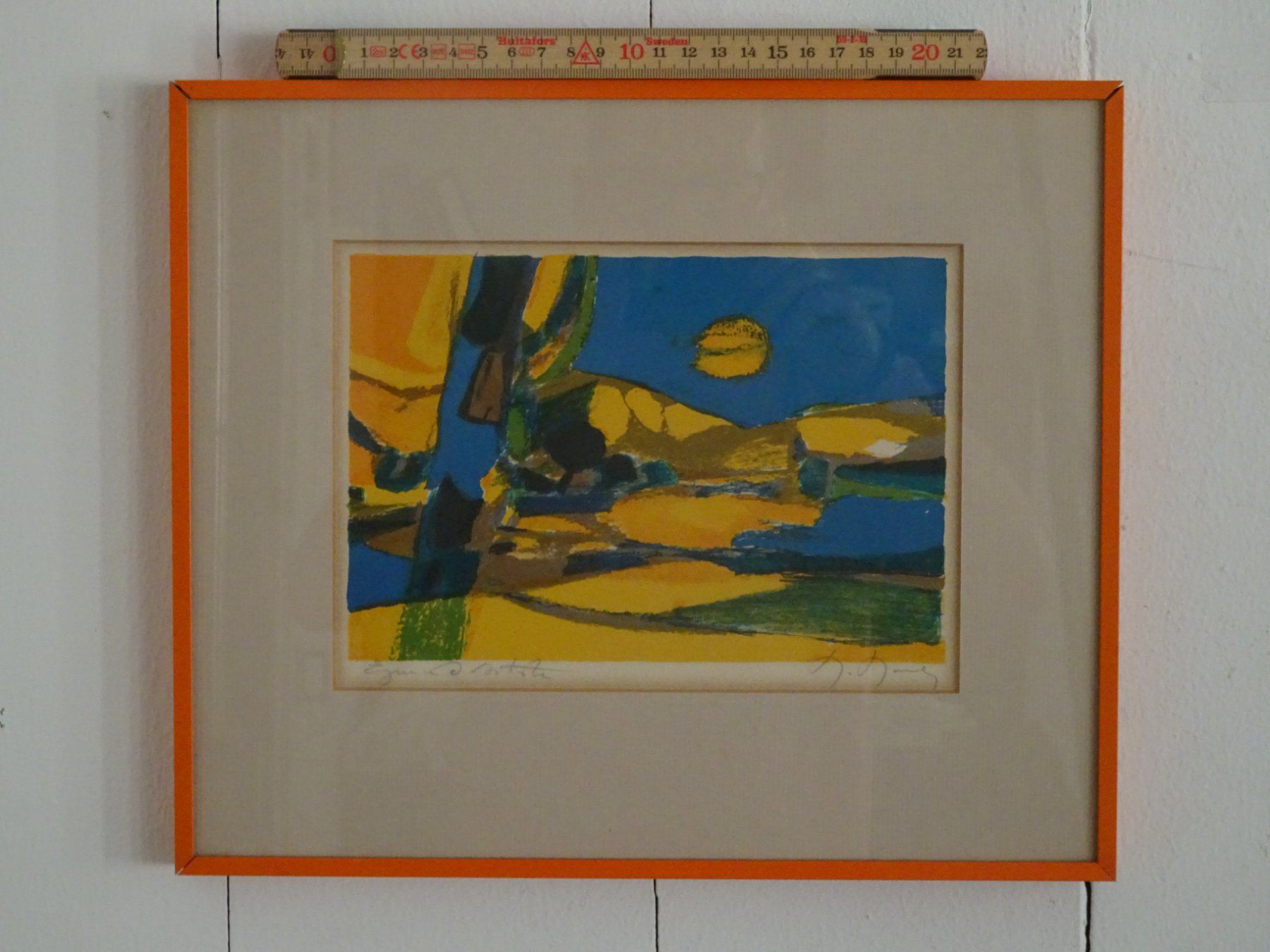 Grafiken & Lithographien: Lithographie Marcel Mouly Druck Multiple Litho handsigniert – Gebraucht aus Goldswil b. Interlaken von troedlermarkt-goldsw