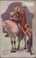 AK 1926 Caritas-Karte 3, heiliger Martin