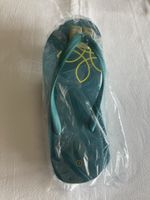 Badeschuhe/Flip Flops, türkis, Grösse 7, Neu & OVP