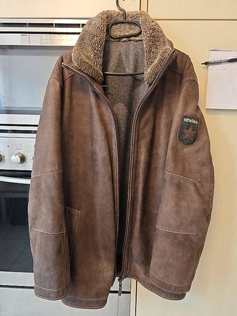 Strellson Swiss Cross "52" L  Vintage Lederjacke