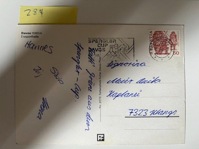 Cartes postales: Ansichtskarte Eisstadion Davos Spengler Cup 1970 – D'occasion à Niederwil AG par dahu75 1