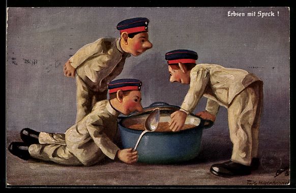 Cartoline postali: Fritz Hildebrandt: Steiff-Puppen-Soldate – Usato da Berlin venduto da bartko-reher