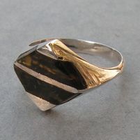 ♥ RING - DOMINIKANISCHER BERNSTEIN / GROSSE 55 / UNISEX ♥