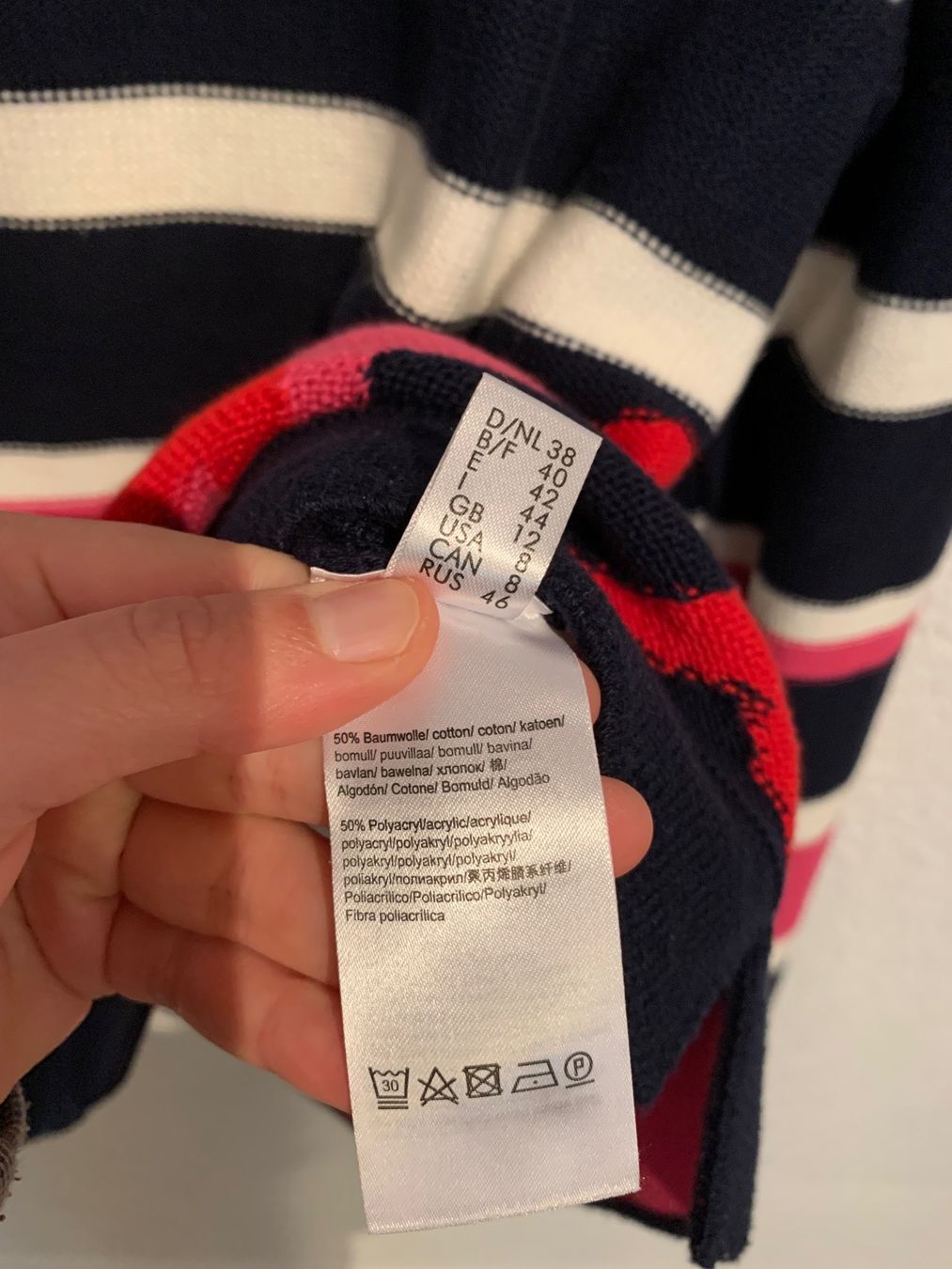 Rabe Maglioni & Felpe: Rabe Pullover gestreift Pink Rot bunt Gr. 38 / M – Usato da Fislisbach venduto da KolibriSecondhand 8