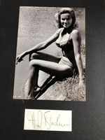 HONOR BLACKMAN /TOP AUTOGRAMM / JAMES BOND