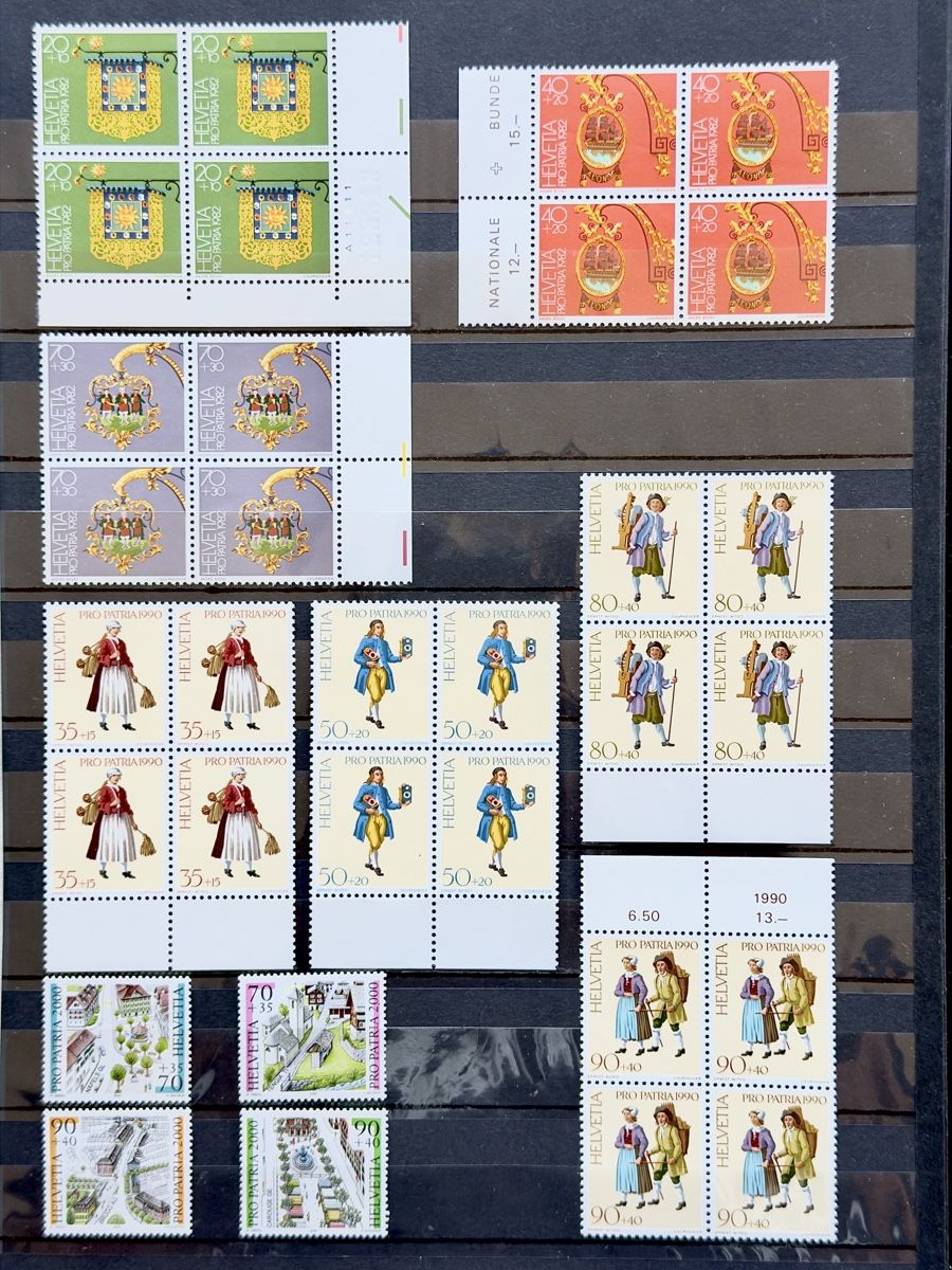 Tutti i francobolli: Frankatur CHF 100.- Pro Patria postfrisch – Nuovo (secondo la descrizione) da Glattbrugg venduto da Artos67 3