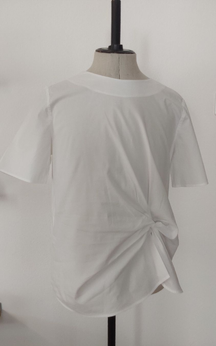 Opus Camicette: Bluse Baumwolle weiss opus 38 – Nuovo (secondo la descrizione) da Köniz venduto da scopello12