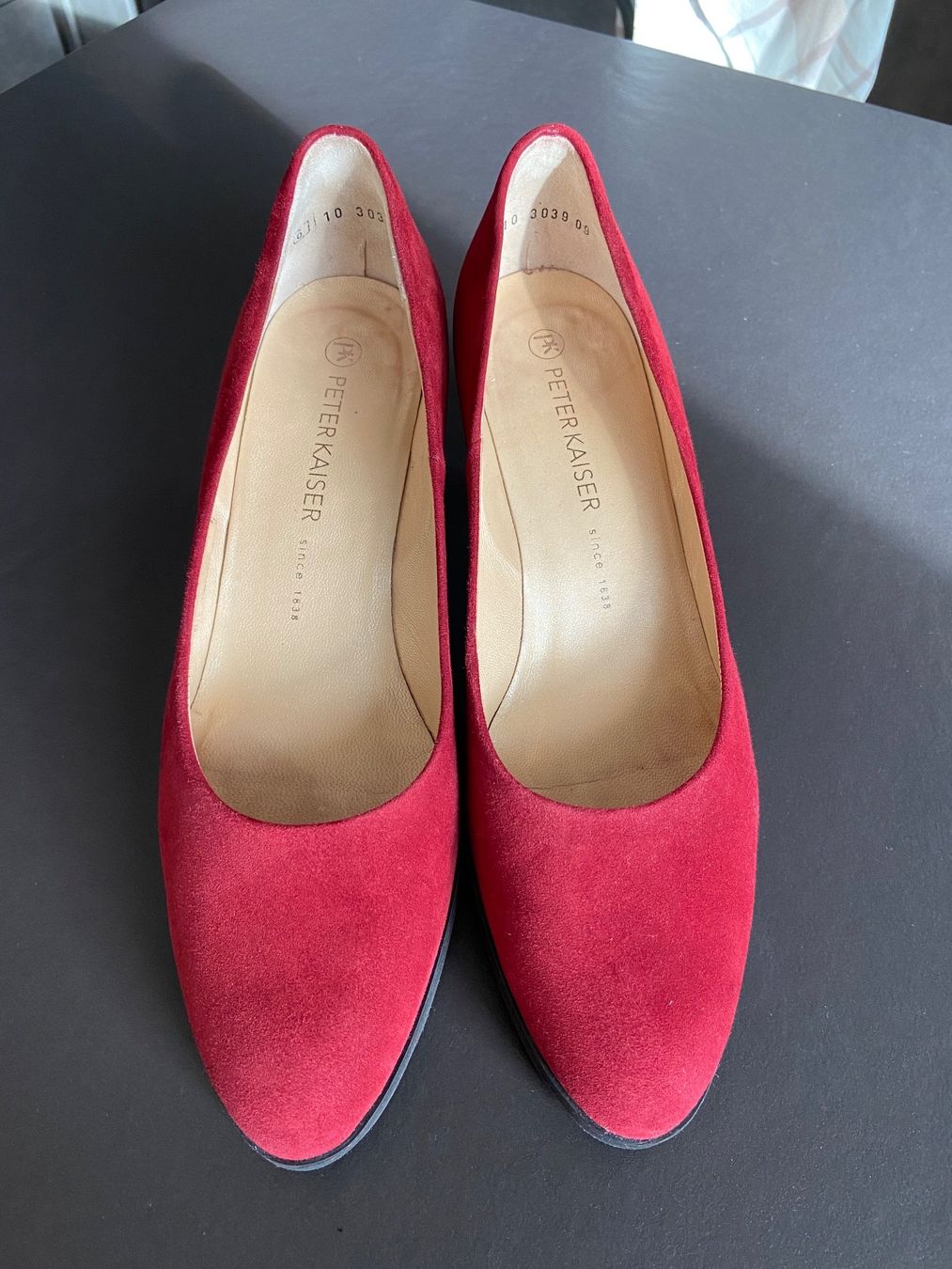 Kaiser Damenschuhe: PETER KAISER - Escarpins Rouge - 39 – Neu (gemäss Beschreibung) aus Chardonne von teenyweeny 1