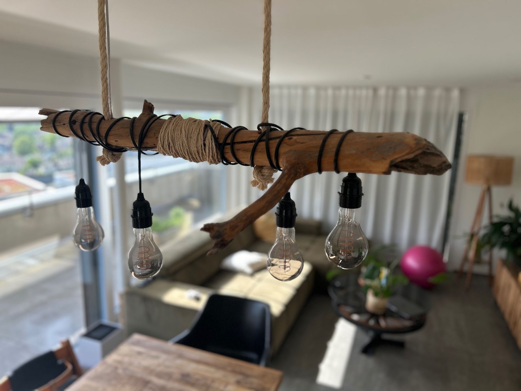 Lampadari & plafoniere: Schwemmholz Lampe - Unikat! – Usato da Gelterkinden venduto da Kikierenda 1