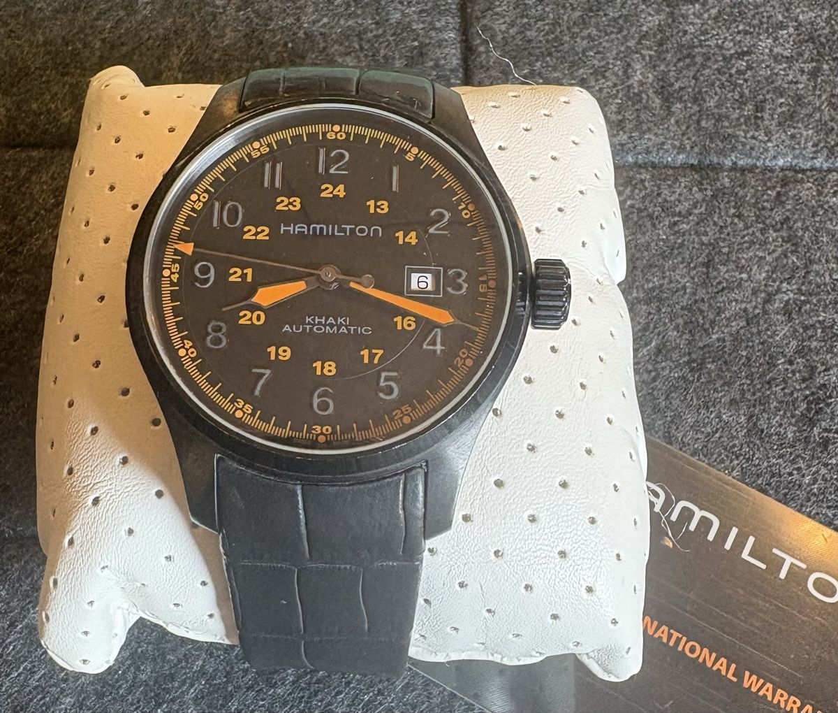 Hamilton Orologi: Hamilton Khaki Automatic Herrenuhr – Nuovo (secondo la descrizione) da Küssnacht am Rigi venduto da Hannibal06 3