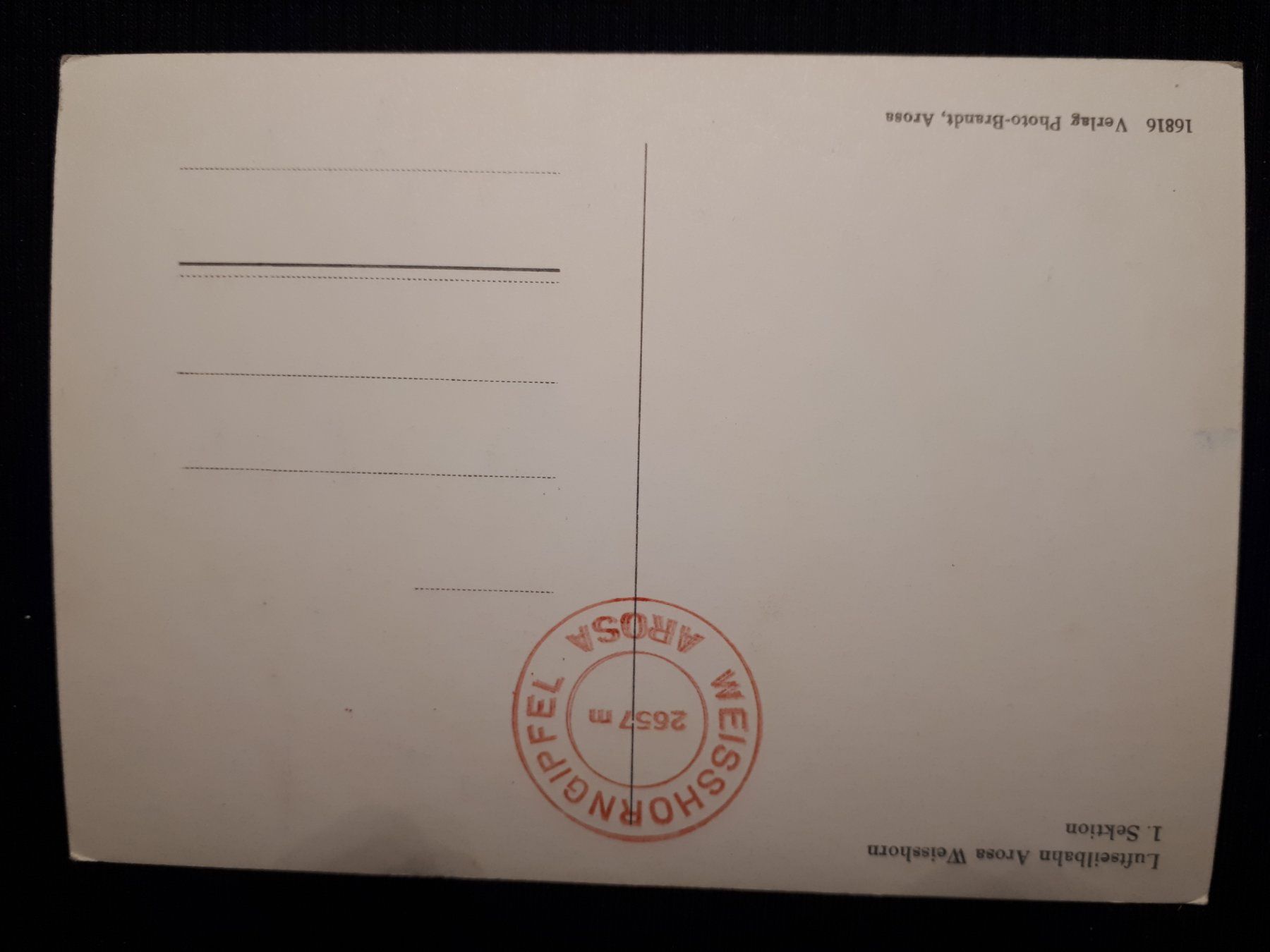 Cartes postales: . LUFTSEILBAHN AROSA WEISSHORN – D'occasion à Ponto Valentino par giorgia06 1