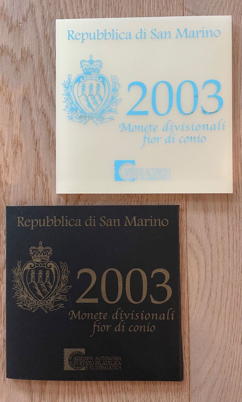 Tutti le monete: 2003 San Marino KMS EURO – Nuovo e nell'imballaggio originale da Hombrechtikon venduto da bettersurfer 1