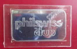 1 UNZE Feinsilber 999er - philsuisse club - ARGOR HEARAEUS