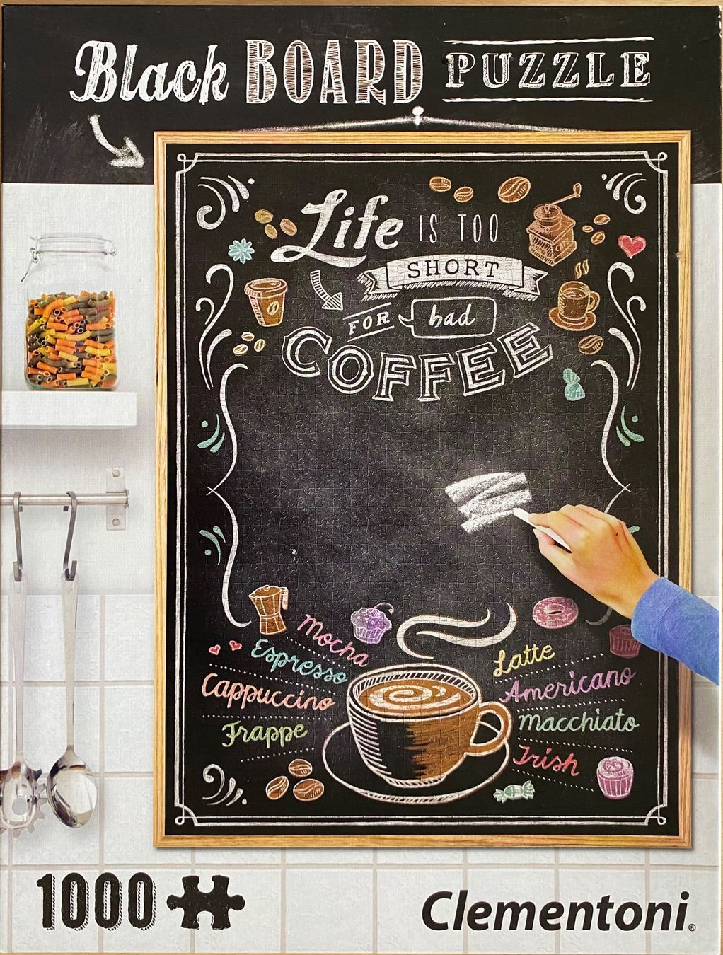 Clementoni Puzzle: Black Board Puzzle Coffee Clementoni – Usato da Brugg AG venduto da jea_N00