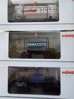 3 Stk versch. Kesselwagen, 4-achsig m Glaskessel,Sondermod.