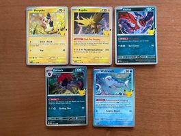 Pokemon Karten Set Holo 30 Jahre (Versand gratis)