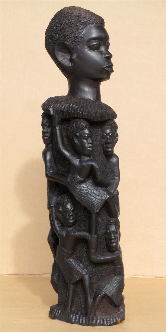 Xilografie: Afrikanischer Lebensbaum, Ebenholz 37 cm – Nuovo (secondo la descrizione) da Zürich venduto da Vanillaed 1
