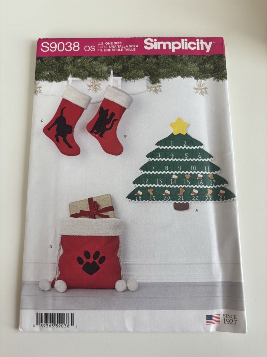 Cartamodelli: Simplicity S9038 Nähmuster Weihnachten – Nuovo e nell'imballaggio originale da Rüti ZH venduto da lau_5yjf