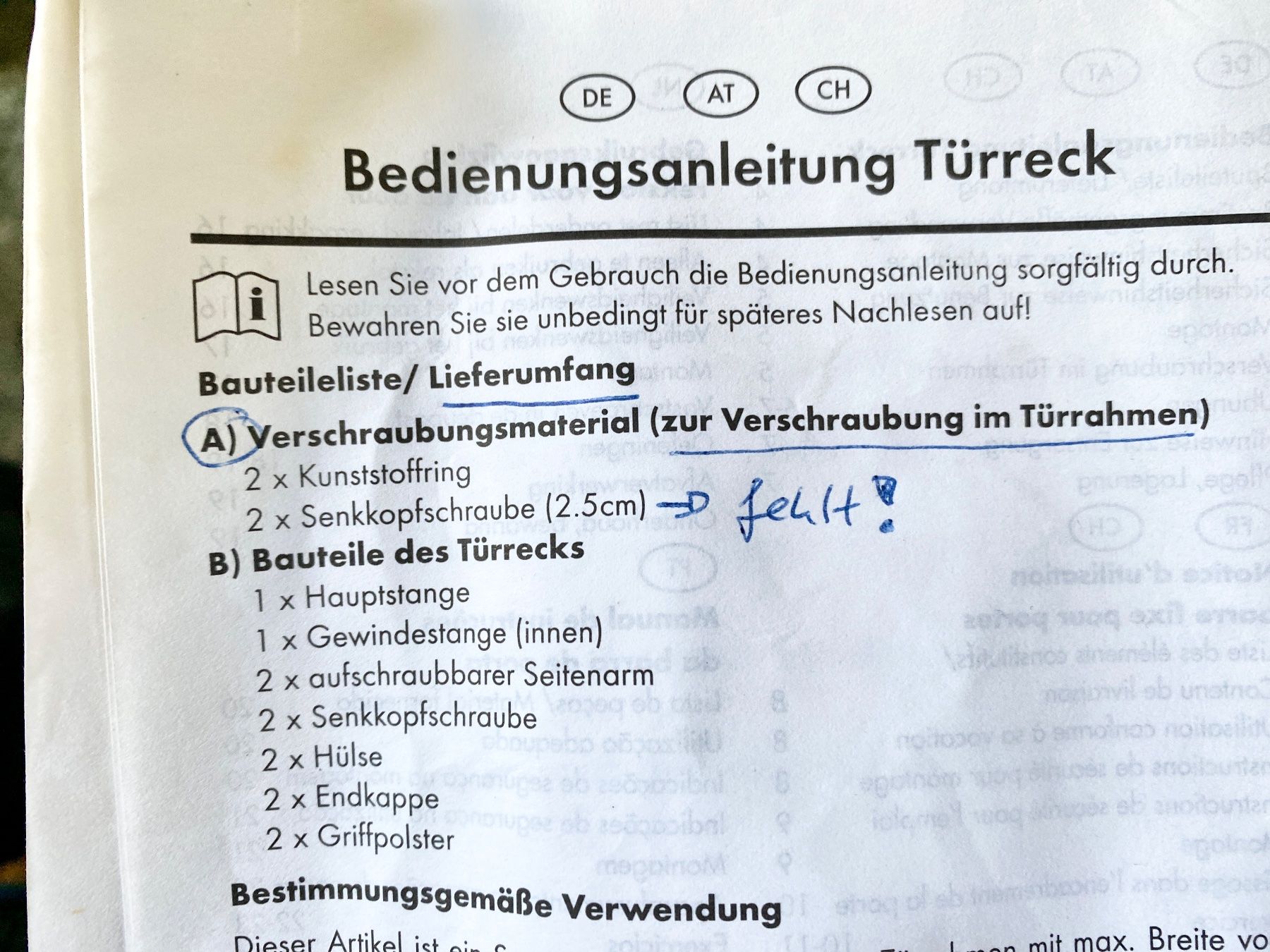 Hometrainer: Türreck Klimmzugstange B-Square – Usato da Forch venduto da xtcpiemont 3