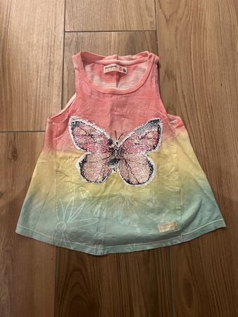Desigual Butterfly Tank Top Size 110/116 