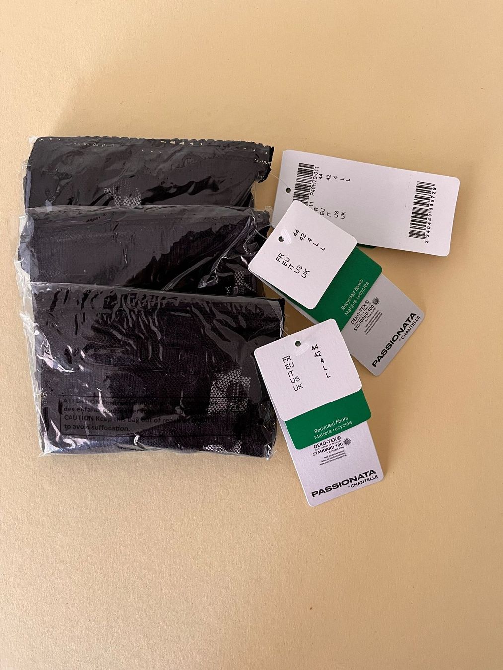 Passionata Altra biancheria intima: String, PASSIONATA, Gr. 42, Schwarz mit Blumenmuster, 3 Stck – Nuovo e nell'imballaggio originale da Rudolfstetten venduto da gst_g7xl 5