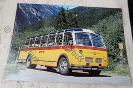 Postauto Postkarte FBW Alpenwagen                   BTM005b