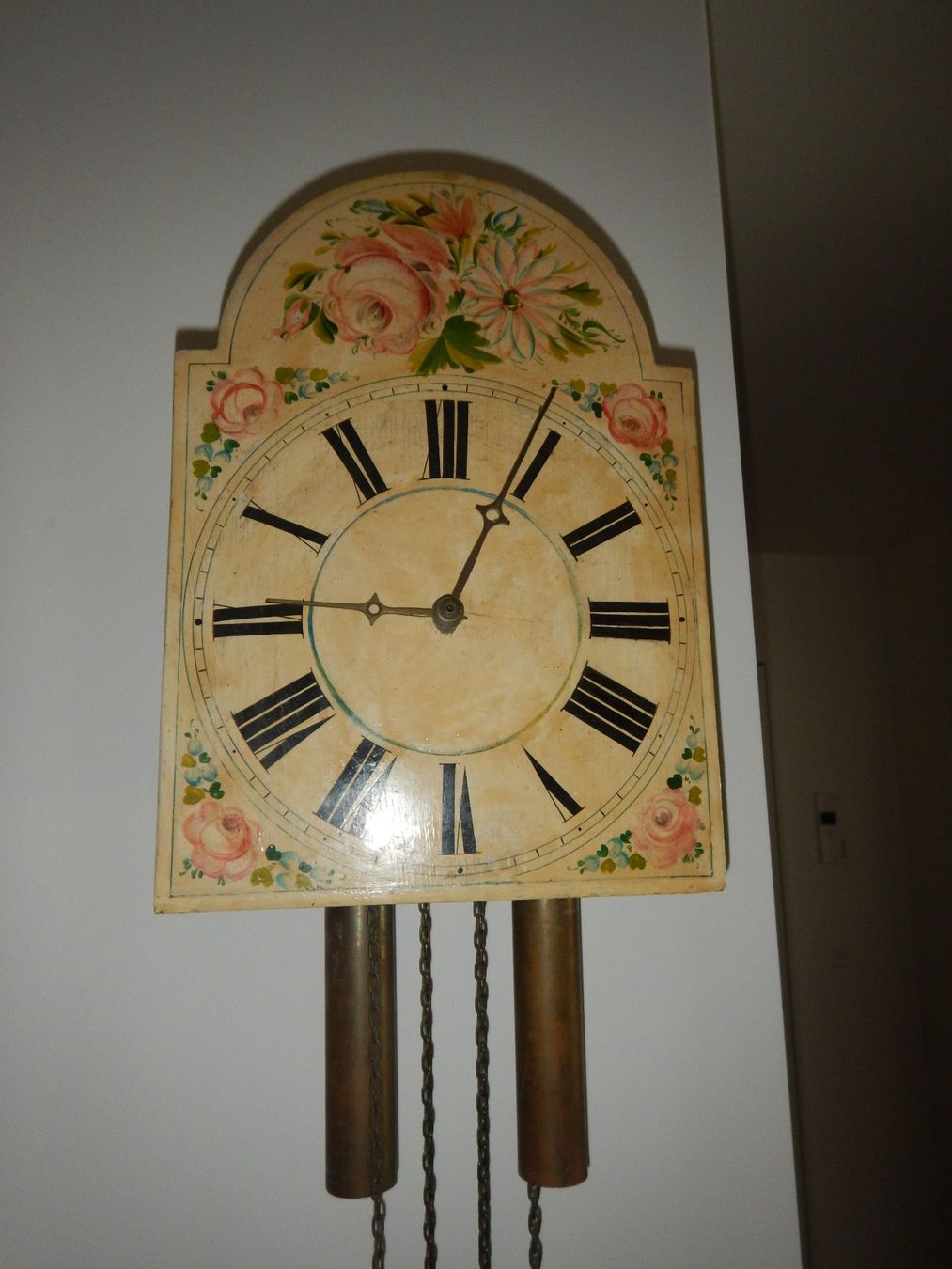 Stand- & Wanduhren: Pendule mit Blumenmuster (Schwarzwald?) – Gebraucht aus Uerikon von Rudel99